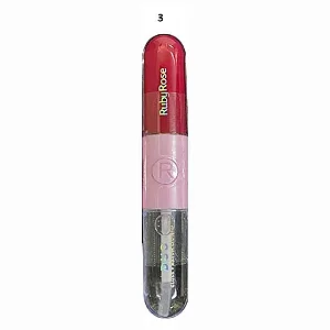 Batom Líquido Duo D03 REF. HBF5683 Ruby Rose