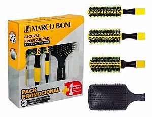 Kit Escova Profissional 3 Unidades REF. 8064 Marco Boni