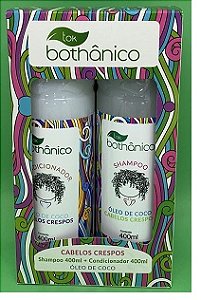 Kit Shampoo + Condicionador Óleo de Coco 400ML Tok Bothanico