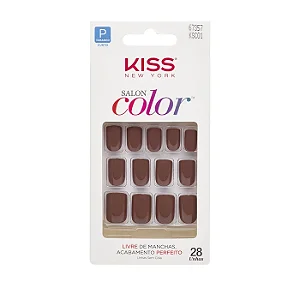 Unhas Salon Color Vanity 28UN. REF. KSC01BR Kiss New York