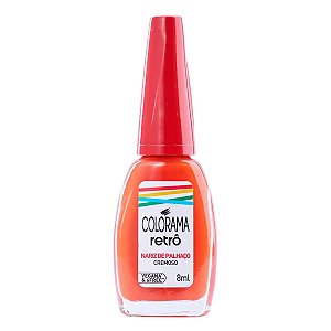 Esmalte Retrô Cor Nariz De Palhaço 8ML Colorama