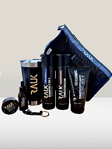 Kit Necessaire Rauk 4 Produtos + 4 Brindes