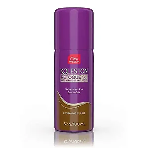 Spray Retoque de Raiz Castanho Claro 50 100ML Koleston