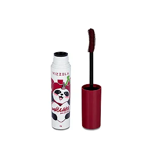 Máscara Para Cílios Big No Panda Cherry Bordô 5G Vizzela