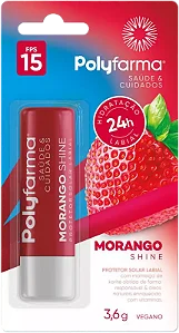 Protetor Labial Morango F15 3,6G Polyfarma