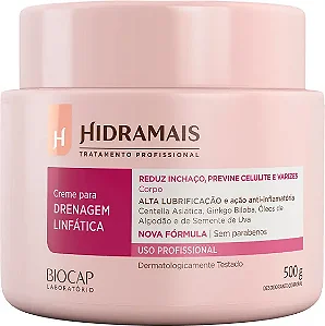 Creme de Massagem Drenagem Linfática 500G Hidramais