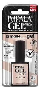 Esmalte Gel Plus Motivada Bege Claro 8ML Impala