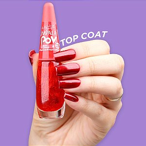 Esmalte POV Zerei a Trend Glitter Top Coat 7,5ML Impala