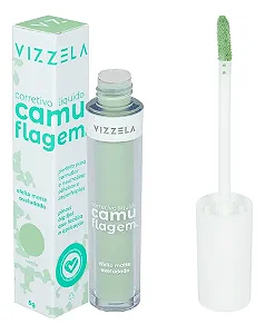 Corretivo Camuflagem Verde Vizzela