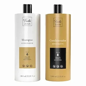Kit Restauração E Brilho Linhaça E Macadâmia Fada Madrinha
