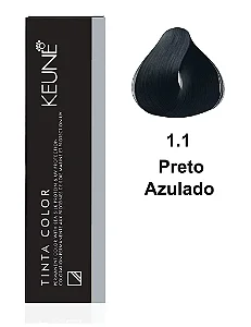Coloração Color 1.1 Preto Azulado 60ML Keune