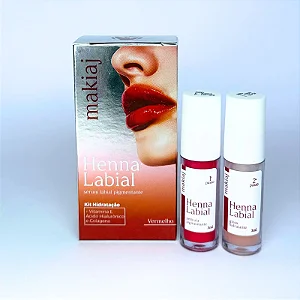 Henna Labial Vermelho 3ML Makiaj