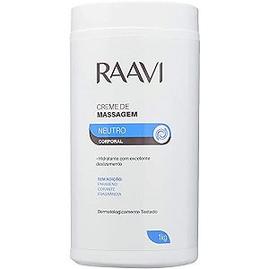 Creme De Massagem Neutro 1kg Raavi