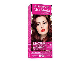 Tintura para Cabelo Alta Moda E Colore 6.66 60G