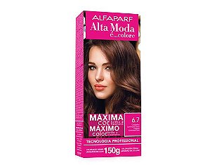Tintura para Cabelo Alta Moda E Colore 6.7 60G