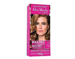 Tintura para Cabelo Alta Moda E Colore 7.4 60G