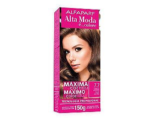 Tintura para Cabelo Alta Moda E Colore 7.7 60G