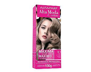 Tintura para Cabelo Alta Moda E Colore 8.1 60G