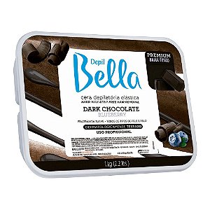 Cera Depilação Dark Chocolate 1Kg Depil Bella