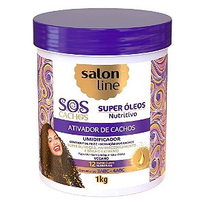 Ativador de Cachos Salon Line Super Óleos Nutritivo 1kg