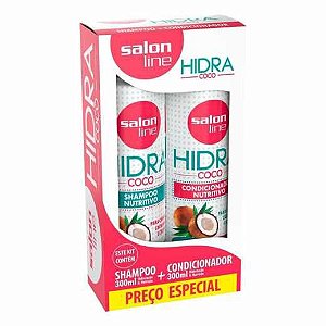 Kit Salon Line Hidra Coco Nutritivo Shampoo e Condicionador 300ml