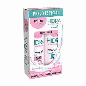 Kit Salon Line Hidra Ceramidas Shampoo e Condicionador 300ml