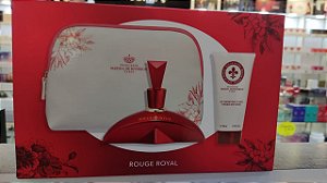 KIT Perfume Marina de Bourbon Rouge Royal 100ml + Loção Corporal + Necesseire