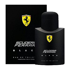 COMBO COM 5 Perfumes Ferrari Black Masculino EDT 125ml