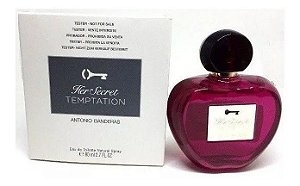 TESTER Perfume Antonio Banderas Secret Temptation Feminino EDT 80ml