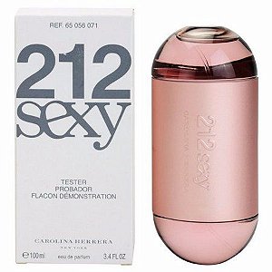 TESTER Perfume Carolina Herrera 212 Sexy Feminino EDP 100ml