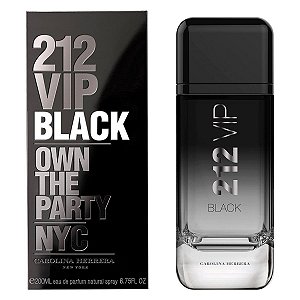 Perfume Carolina Herrera 212 Vip Black Masculino EDP 200ml