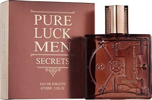 Perfume Linn Young Pure Luck Men Secrets Masculino EDT 100ML