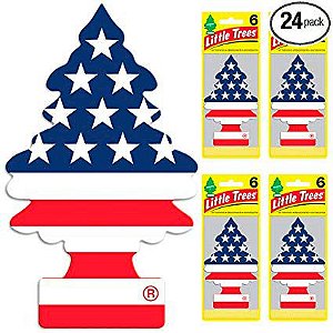 24x Little Trees Vanilla Pride ( Aroma Baunilha ) Ideal Para Carros e Ambientes