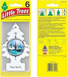 Little Trees True North (Aroma Refrescante) – Kit com 6 Unidades