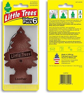 Little Trees Leather 6 Unidades Aromatizante