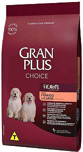 Ração Gran Plus Choice Frango e Carne para Cães Filhotes