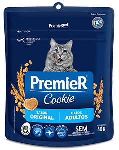 Cookie Premier Sabor Original para Gatos Adultos 40g