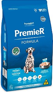 Ração Premier Formula Cães Adultos Raças Médias Frango