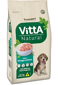 Ração Vitta Natural Filhotes Raças Pequenas Frango e Cereais 10kg