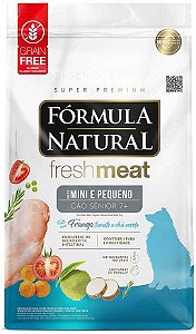 Ração Fórmula Natural Fresh Meat Cães Sênior Raças Mini e Pequena 10,1 Kg