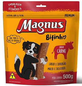 Bifinho Magnus para Cães Adultos Sabor Carne 500g