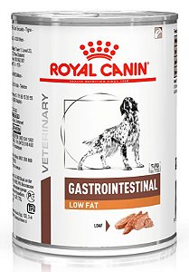 Ração Royal Canin Veterinary Diet Gastrointestinal Low Fat Wet para Cães Adultos 420g