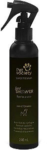 Banho a Seco Pet Society Fast Shower para Cães e Gatos 240 ml