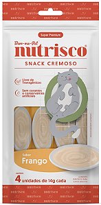 Snack Cremoso Nutrisco para Gatos Adultos Sabor Frango 56g