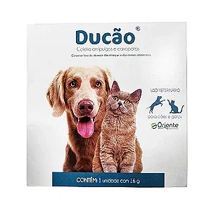 Coleira Ducão Antipulgas e Carrapatos para Cães e Gatos