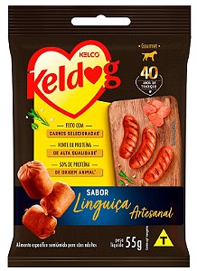 Bifinho Keldog Gourmet Linguiça Artesanal para Cães 55g