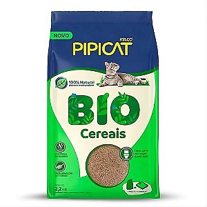 Granulado Sanitário Pipicat Bio Cereais 2,2 Kg