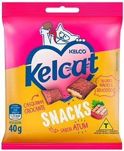 Snack Kelcat para Gatos Sabor Atum 40g