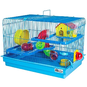 Gaiola para Hamster Big Space Azul
