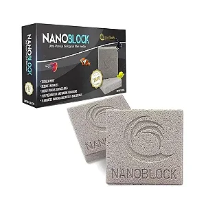 Mídia Biológica Nano Block 10 x 10 x 2,5cm OceanTech